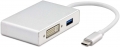 Hadron HD-4684 Type-C to DVI USB VGA HDMI resim