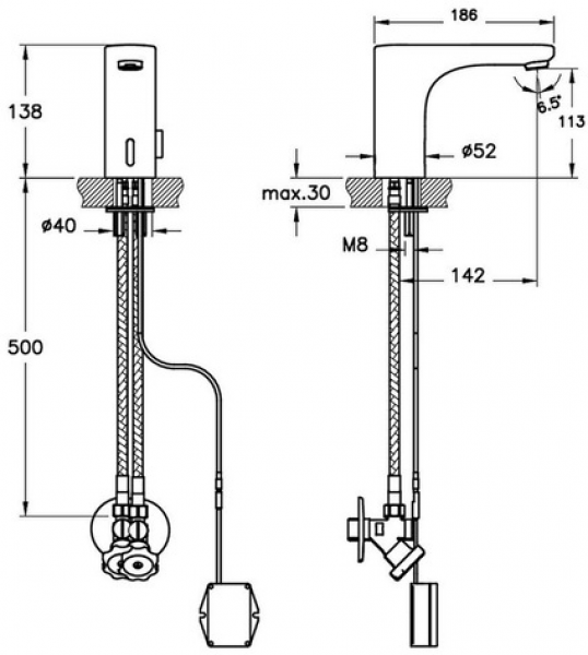 Artema Root Round A47120 Lavabo Bataryası