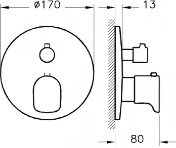 Artema Root Round A4269534 Duş Bataryası