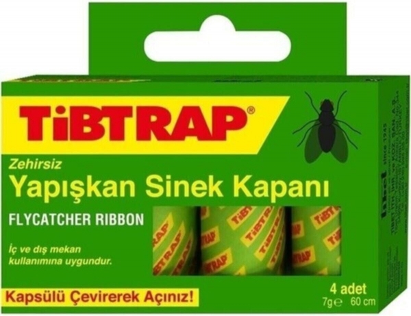 Tibtrap Yapışkan Sinek Kapanı Haşere İlacı