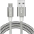 Soultech 2A Type-C Metal Rope Platinum Şarj Kablosu