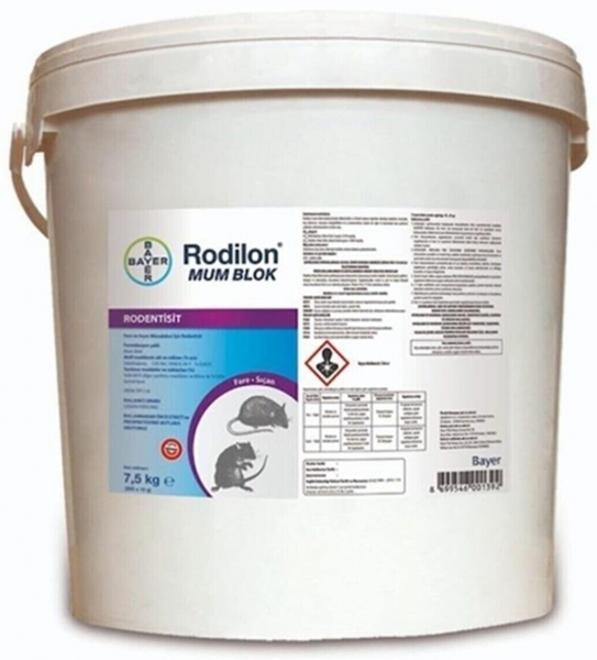 Bayer Rodilon Mum Blok 7.5 kg Haşere İlacı