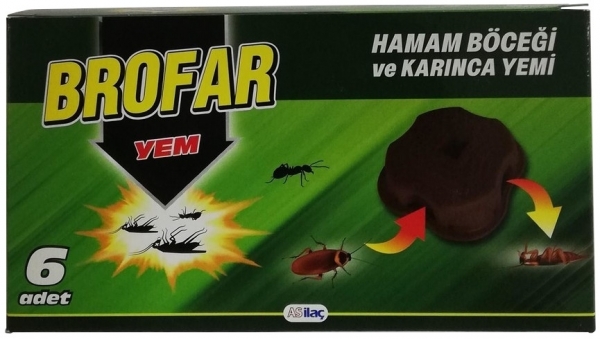 Brofar Hamam Böceği ve Karınca Yemi Haşere İlacı