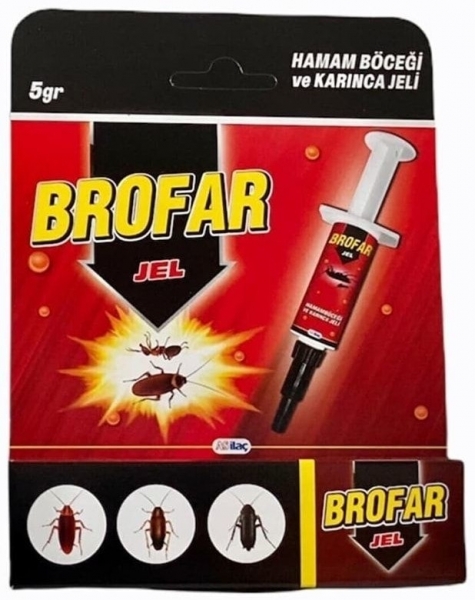 Brofar Hamam Böceği ve Karınca Jeli 5 gr Haşere İlacı