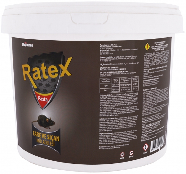 Chrysamed Ratex Pasta 5 kg Haşere İlacı