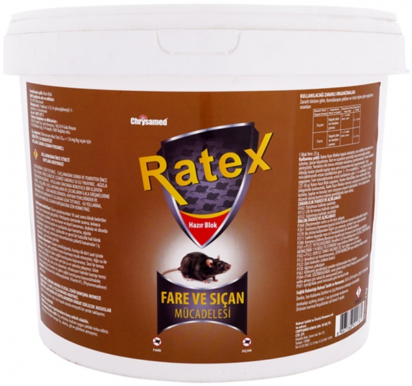 Chrysamed Ratex Mum Blok 5 kg Haşere İlacı