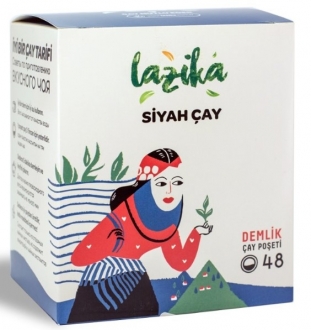 Lazika Demlik Poşet Siyah Çay 48 Adet