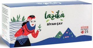 Lazika Siyah Çay Bardak Poşet 25 Adet