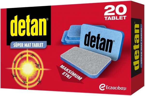 Detan Süper Mat 20 Tablet Haşere İlacı