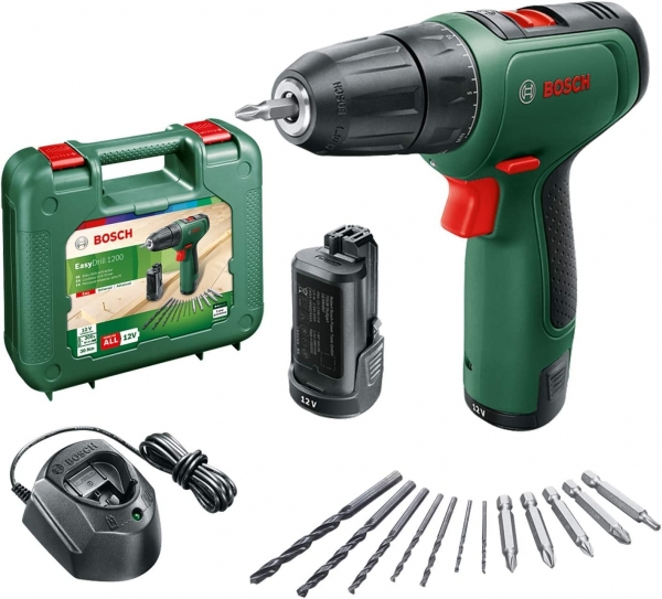 Bosch EasyDrill 1200 Akülü Vidalama (2 Akülü)