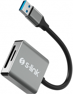 S-link Type-C USB 3.0 to SD MicroSD 110M/S Dönüştürücü