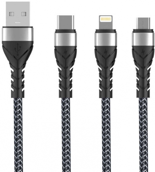 Zore Bax 3 in 1 USB Şarj Kablosu