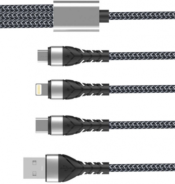 Zore Bax 3 in 1 USB Şarj Kablosu
