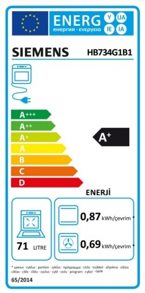 Siemens HB734G1B1 Ankastre Fırın