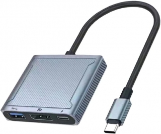 Coverzone Type-C to DisplayPort PD USB 3.0 Dönüştürücü