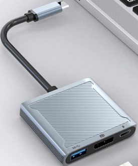 Coverzone Type-C to DisplayPort PD USB 3.0 Dönüştürücü