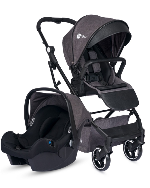 4 Baby Box Plus Siyah AB921-3 Travel Sistem Bebek Arabası