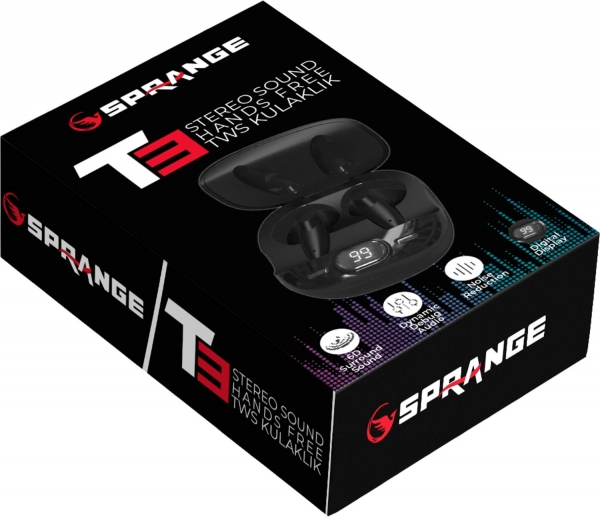 Sprange T3 Tam Kablosuz Kulaklık