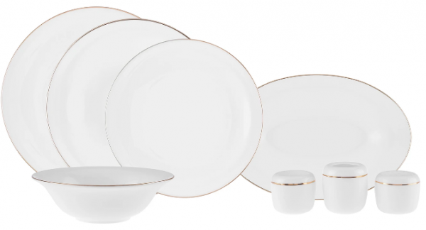 Karaca Fine Pearl Fame Gold 58 Parça Yemek Takımı (58 Parça)