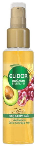 Elidor Doğanın Enerjisi Avokado ve Üzüm Çekirdeği Yağı 80 ml Bakım Yağı