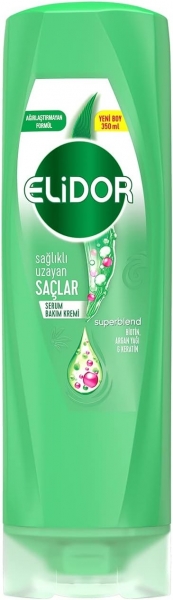 Elidor Superblend Sağlıklı Uzayan Saçlar Biotin Argan Yağı Keratin 350 ml Saç Kremi