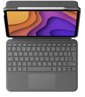 Logitech Folio Touch 11 inç iPad Pro/iPad Air (4/5. Nesil) Klavyeli Tablet Kılıfı