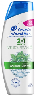 Head & Shoulders Mentol Ferahlığı Kepeğe Karşı Etkili 350 ml 2'si 1 Arada