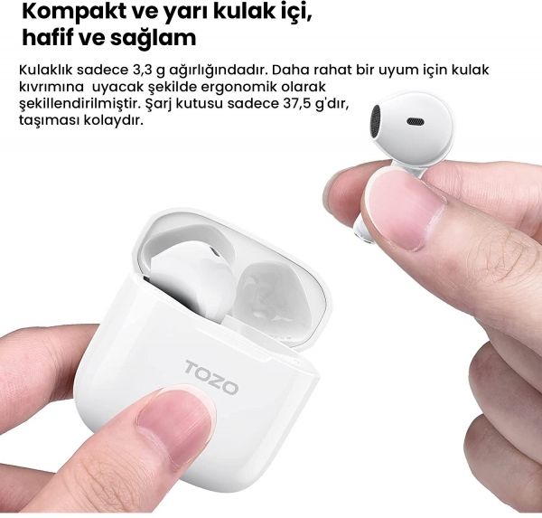 Tozo A3 Tam Kablosuz Kulaklık