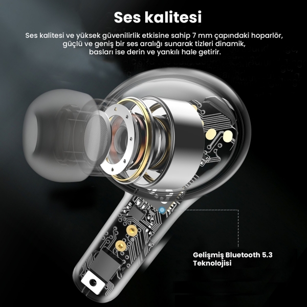 Tozo A00E2 Tam Kablosuz Kulaklık