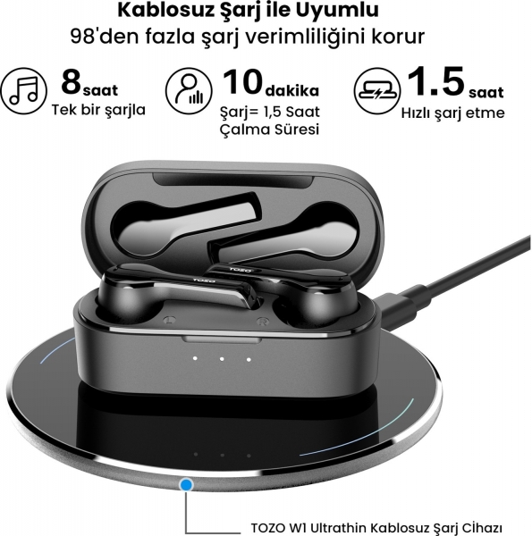 Tozo T9S Tam Kablosuz Kulaklık