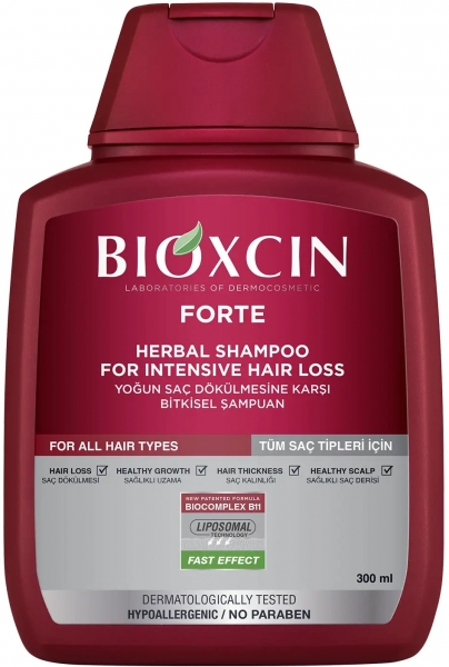Bioxcin Forte Saç Dökülmesine Karşı Bitkisel 300 ml Şampuan