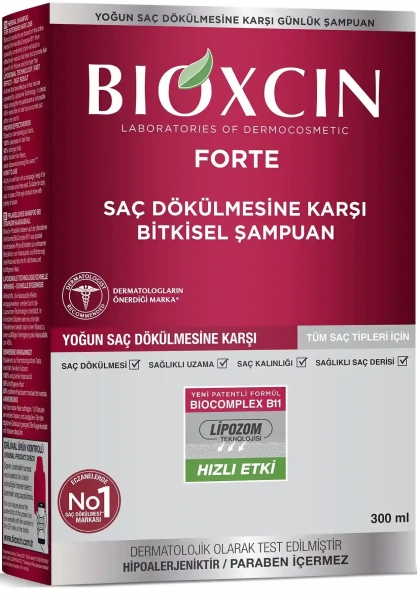 Bioxcin Forte Saç Dökülmesine Karşı Bitkisel 300 ml Şampuan