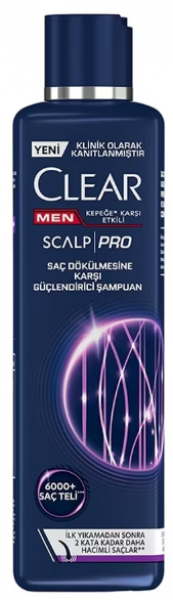 Clear Men Scalp Pro Güçlendirici Saç Dökülmesine ve Kepeğe Karşı Etkili 300 ml Şampuan