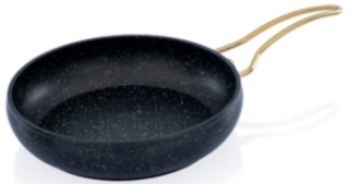Acar Nostalji Granit Gold Kulplu Tava 26 cm