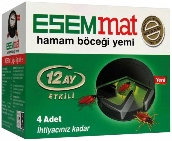 Esemmat Hamam Böceği Yemi Haşere İlacı