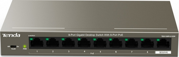 Tenda TEG1109P-8-102W Switch