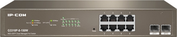 Ip-Com G3310P-8-150W Yönetilebilir Switch
