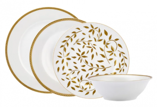 Karaca Roseanne Gold 24 Parça Yemek Takımı