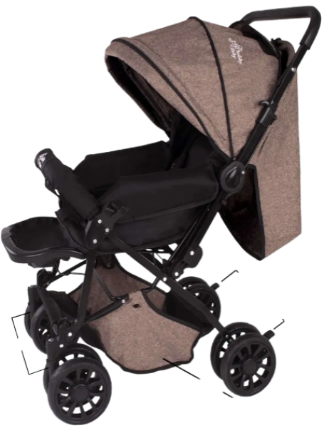 Chubby Baby 108(0|1|2) Çift Yönlü Bebek Arabası