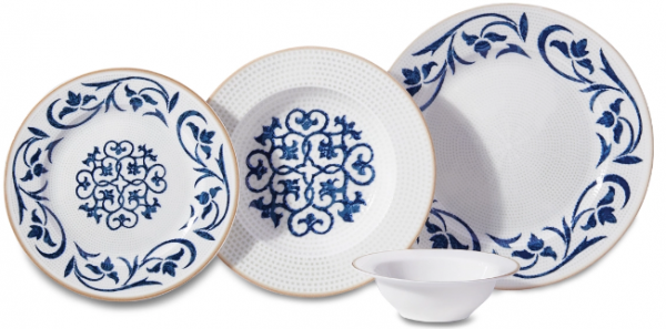 Korkmaz Vanessa Collection A8889 24 Parça Yemek Takımı