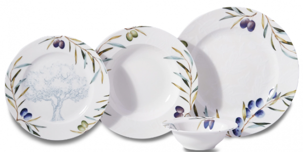 Korkmaz Vanessa Collection A8890 24 Parça Yemek Takımı