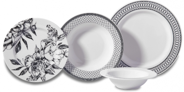 Korkmaz Vanessa Collection A8875 24 Parça Yemek Takımı