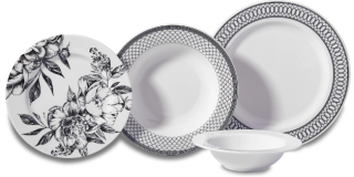Korkmaz Vanessa Collection A8875 24 Parça Yemek Takımı