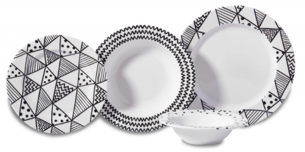 Korkmaz Natura Collection A8787 24 Parça Yemek Takımı