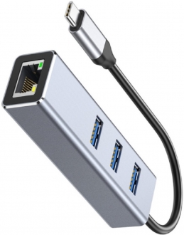 Alfais 5224 Type-C to USB 3.0 Ethernet Dönüştürücü