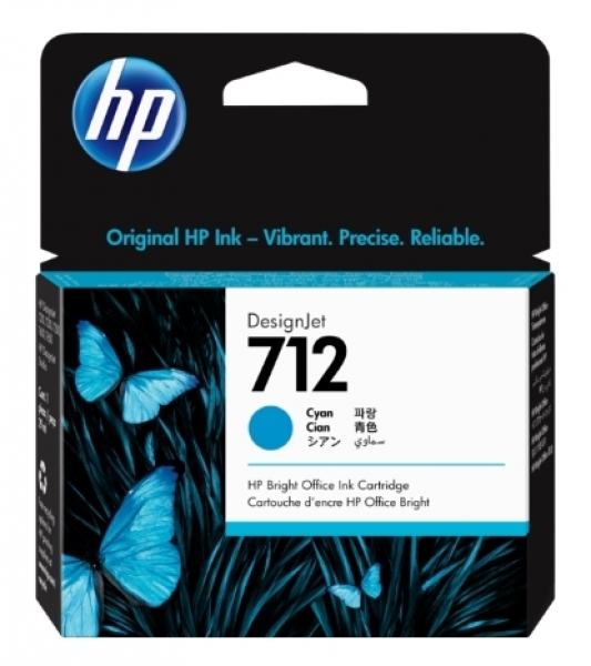 HP 712 Kartuş (Mavi / 29 ml)