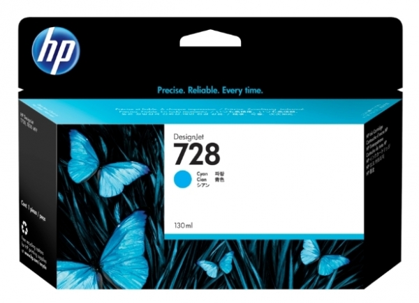 HP 728 Toner (Mavi / 130 ml)