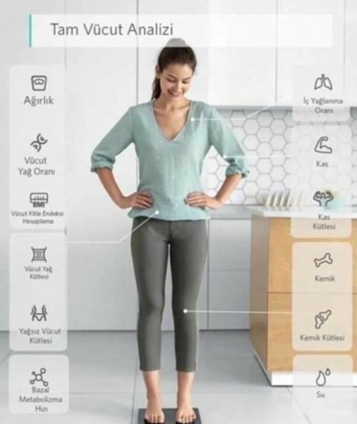 Techfit 1073 Dijital Banyo Tartısı