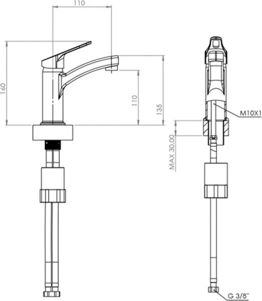 Koçtaş Basic S 435002/A Lavabo Bataryası