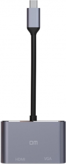 DM CHB016 Type-C to HDMI VGA Dönüştürücü